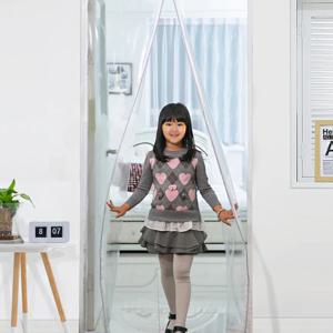 현관/방문형 일체형자석 3중 에어캡 바람막이 투명 3size