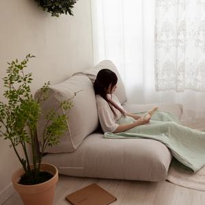 데일리 조지아 좌식소파 SET 라운드형 그레이