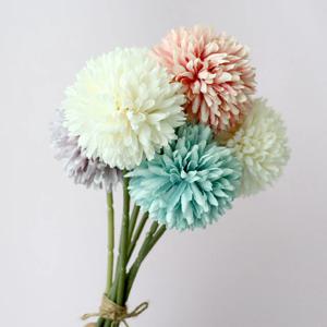 폼폼 국화 미니 조화_4colors