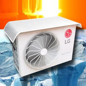 에어컨 실외기 커버 절전 덮개 대형