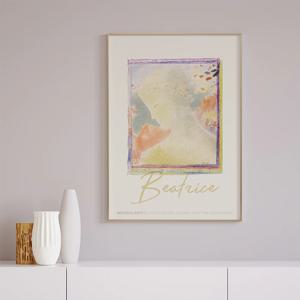 홈카페 꽃/ 드로잉 그림액자 - 숲의 베아트리체