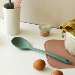 봉봉 실리콘 주방 조리도구 - 특대 요리 스푼(딥 그린)