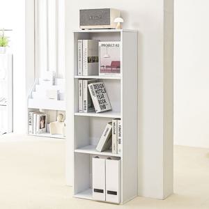 공간박스4단 (18colors) 책장 오픈형 책꽂이 진열대 다용도 수납선반