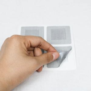 방충망 보수테이프 사각 소 4입 방충망시트 창문방충망