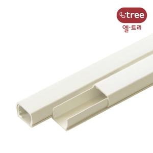 전선보호관 PVC 아이보리 2입 전선정리