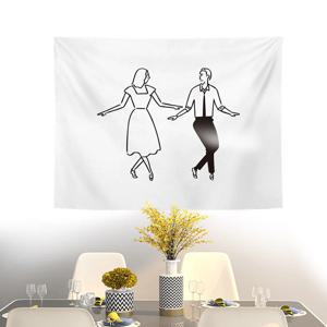 D1889 - 춤추는 커플  인테리어  패브릭포스터 가리개커튼 3size