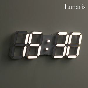국산 루나리스 3D LED 벽시계 38cm 듀얼컬러 프라임