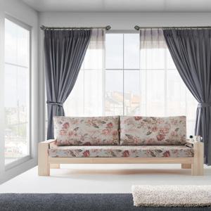 그랑테플라워 고급편백원목 패브릭3인용소파(3인용)