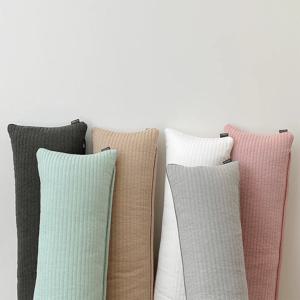 피그먼트 누비 통통 보송보송 부드러운 범퍼가드 헤드쿠션 바디필로우 - 6color