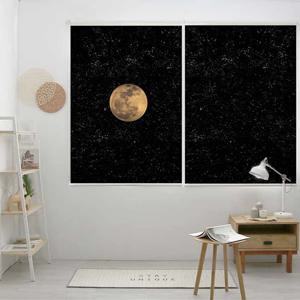 맞춤제작 - 슈퍼문 실사블라인드 암막 방염