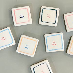 수저받침 (스마일/울상)