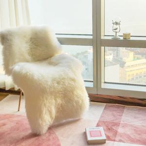천연 양털러그 수입 장모 양모 북유럽 침실 거실 원형 카페트 3size
