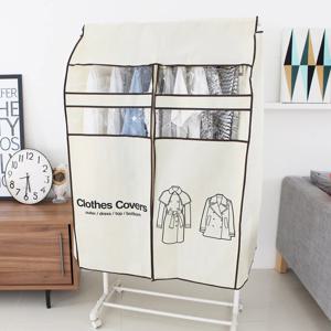 캐릭터 더블 윈도우 행거 옷커버 지퍼식 매립형