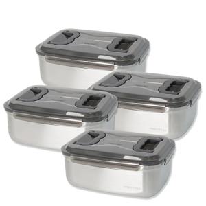키친아트 멘토 김치통 4호(7L) 김장밀폐용기 4종세트