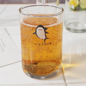 일자라인 한입 맥주잔 4P세트 (고래/상어세트)