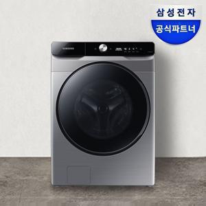 최종가 88만 그랑데AI 드럼세탁기 WF21T6500KP 21kg 이녹스실버 세제자동투입