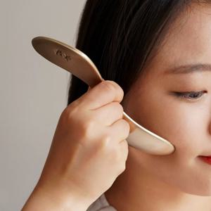 방짜유기 브이라인 괄사 마사지기