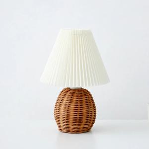 E26 색상랜덤 전구증정_VAROTIN 단스탠드 E26 KS2261T 라탄