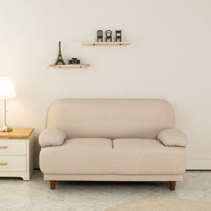 엔느 2인 패브릭룩 인조가죽 소파 4colors