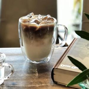 아덴 내열유리 점보 유리 머그잔 이중잔 500ml