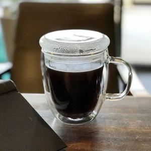 아덴 내열유리 점보 cap 유리 머그잔 이중잔 500ml