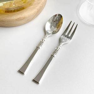 앤틱 실버 티포크