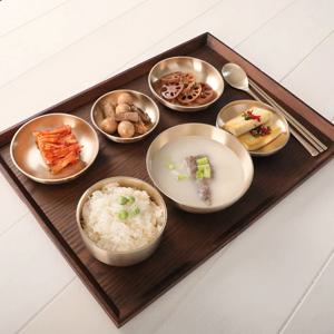 방짜유기 수자문 1인 반상기 혼밥세트 신혼그릇