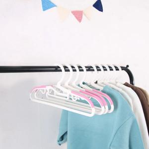 논슬립 유아용 어린이 화이트 옷걸이 30P