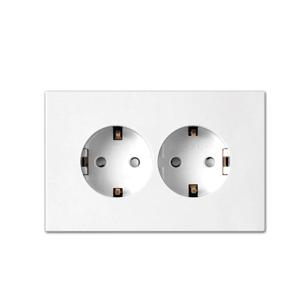 리치 콘센트 가로 2구 화이트