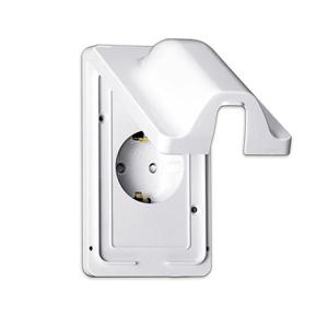 베가와이드 방우콘센트 세로 1구 화이트