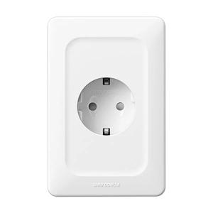 베가와이드 콘센트 1구 화이트