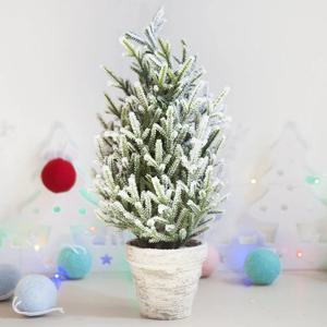 크리스마스트리 스노우 미니트리 화분 고급 스푸스트리 40~60cm 2size 소형 장식