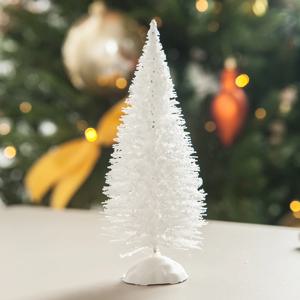 크리스마스트리 미니트리 화이트 솔트리 10~20cm 3size 소형 테이블 데코 장식 소품
