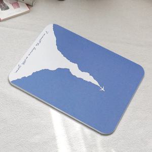 프리미엄 규조토 발매트 욕실매트 구름비행기 2size (신규디자인)