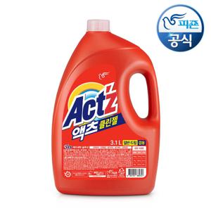 액체세탁세제 액츠 클린젤 일반드럼겸용 3.1L 1개