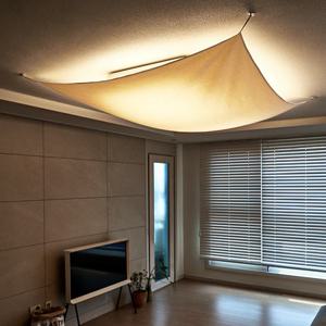 블랭크 프리미엄 광목 천정등 가리개 천정 조명 커버 (3SIZE)