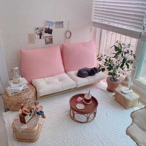 메쉬 삼각 등쿠션 침대소파 겸용 쿨 통기성 시원한 등쿠션(2colors / 5size)