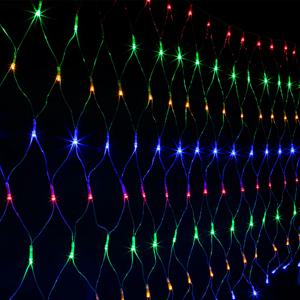 크리스마스 네트 그물전구 LED 연결형 겸용 라이트 200p (콘센트형) 소품 장식