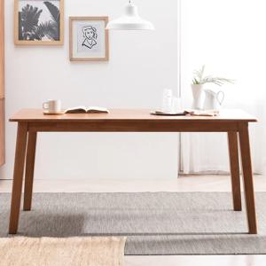 헤나 고무나무 원목 6인용 식탁 테이블