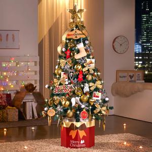 크리스마스트리 골드브라운(1.6M) 풀세트 + 예쁜 가렌더 증정