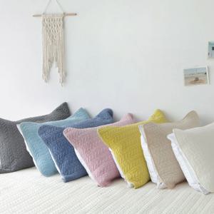 1+1 편하게 바꿔쓰는 피그먼트 누비 밴딩 베개커버/베개덮개 7colors