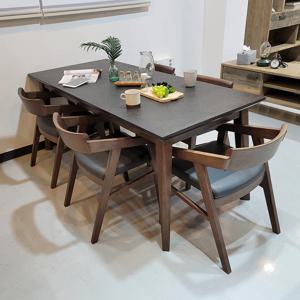 케인 화산석 포세린세라믹 12T 6인용 식탁세트 1800