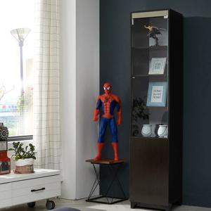 샤이니 LPM 콤비 400 유리 장식장 거실진열장 다용도 수납장(강화유리도어)