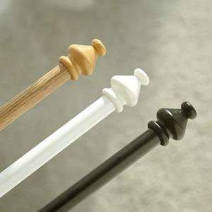 엔틱 15mm 커튼봉 8자(90~240cm) 3colors