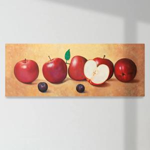 풍수 대형 와이드 인테리어 캔버스 액자 _일곱 사과 정물화