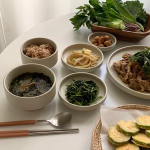 데이앤라이프 모던한식 1인식기 홈세트 6p 자취 혼밥 식기