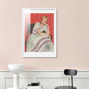 [1+1] 앙리 마티스 페인팅 명화 포스터 26종 - 11. 회색드레스