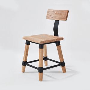 IGW-108 느릅나무 목재의자
