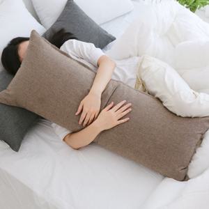 헤링본 바디필로우 롱쿠션커버 100x40