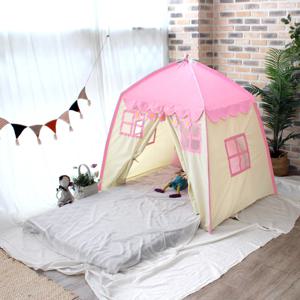 플라워 플레이하우스 텐트 싱글침대(매트포함)